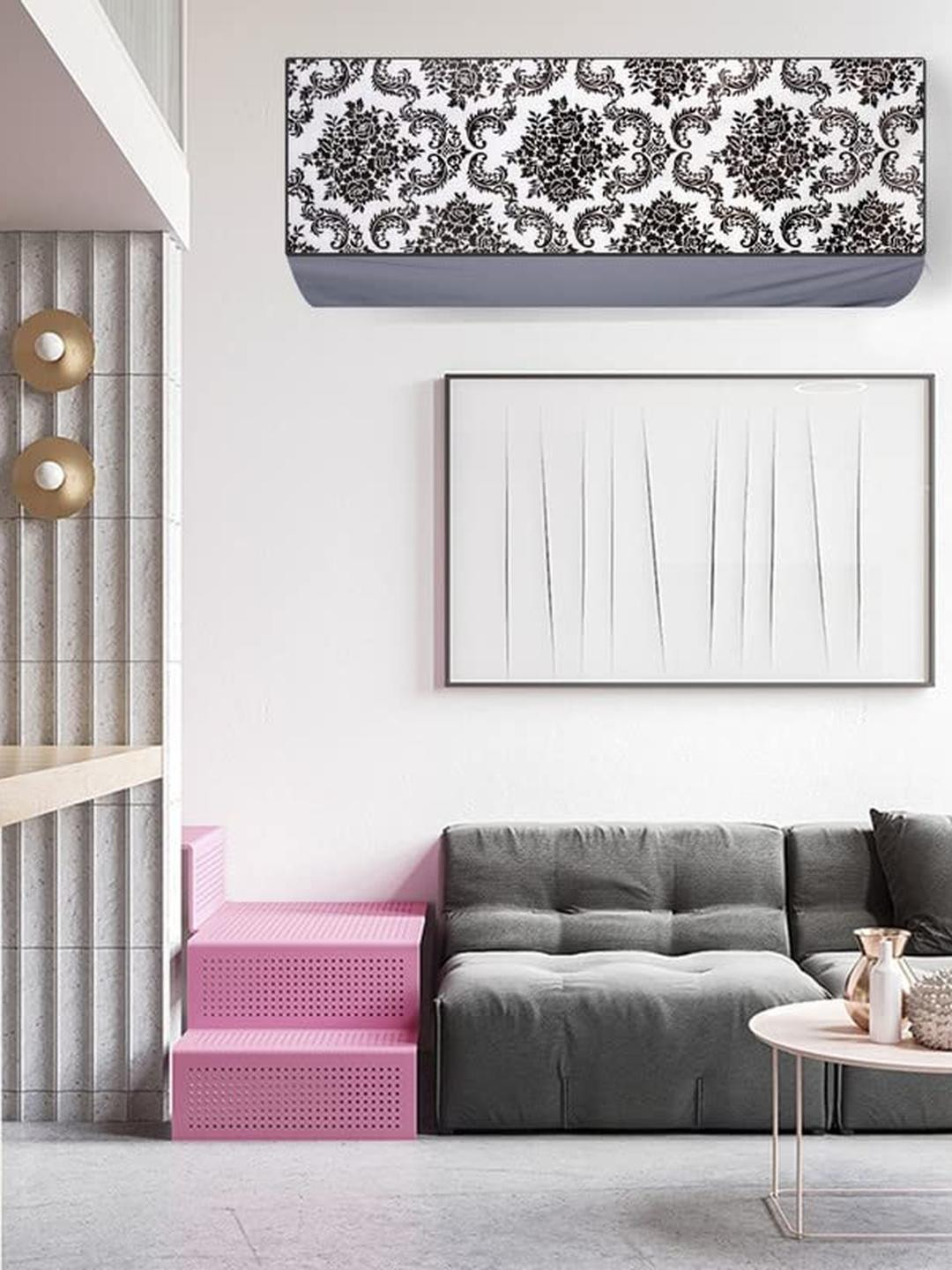 The Furnishing Tree Split AC Cover Set of Indoor and Outdoor Unit Used for 1.5 Ton LG PS-Q20SNZE Da