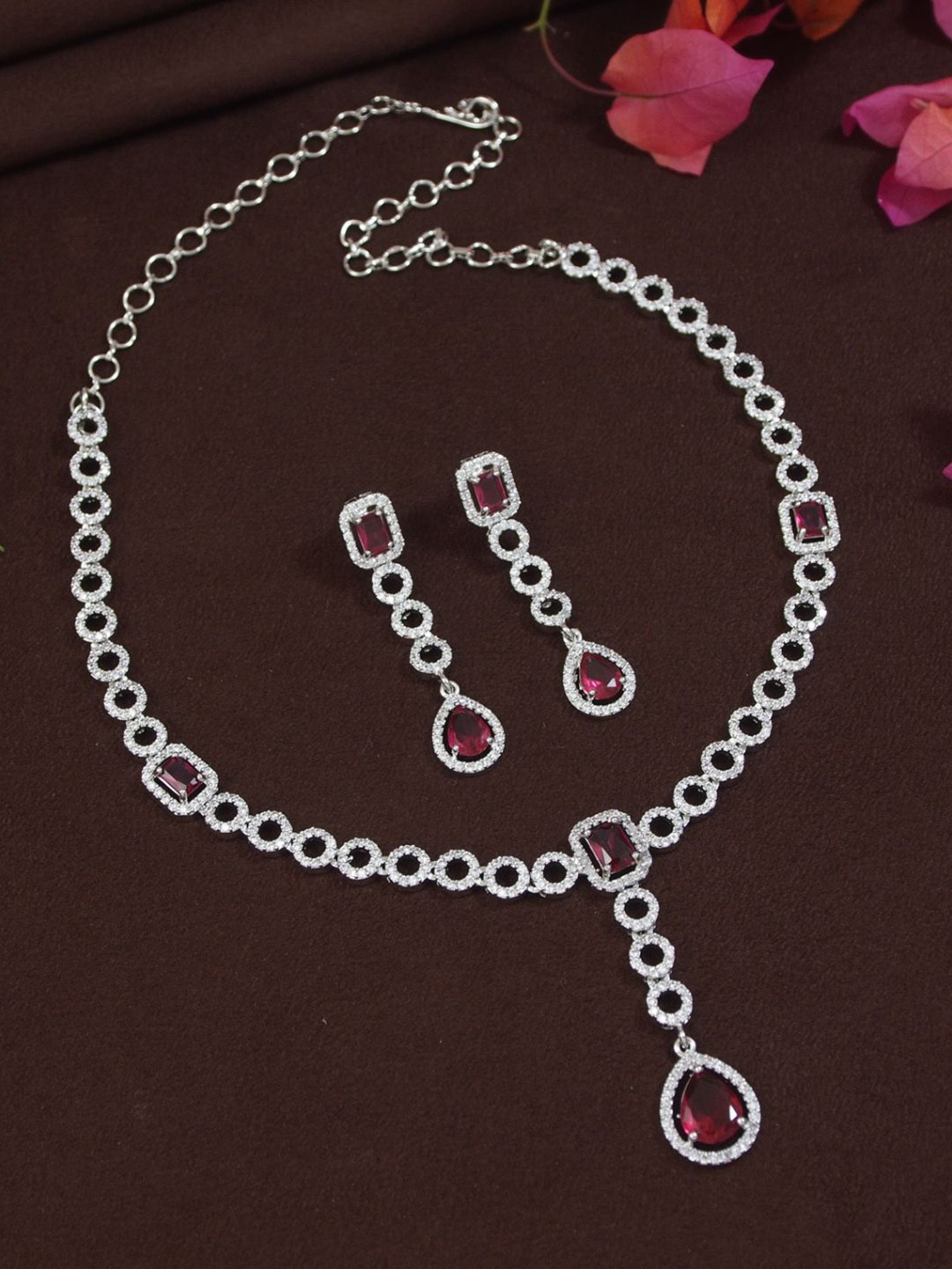 SGA FASHION Silver Plated Jewellery Set