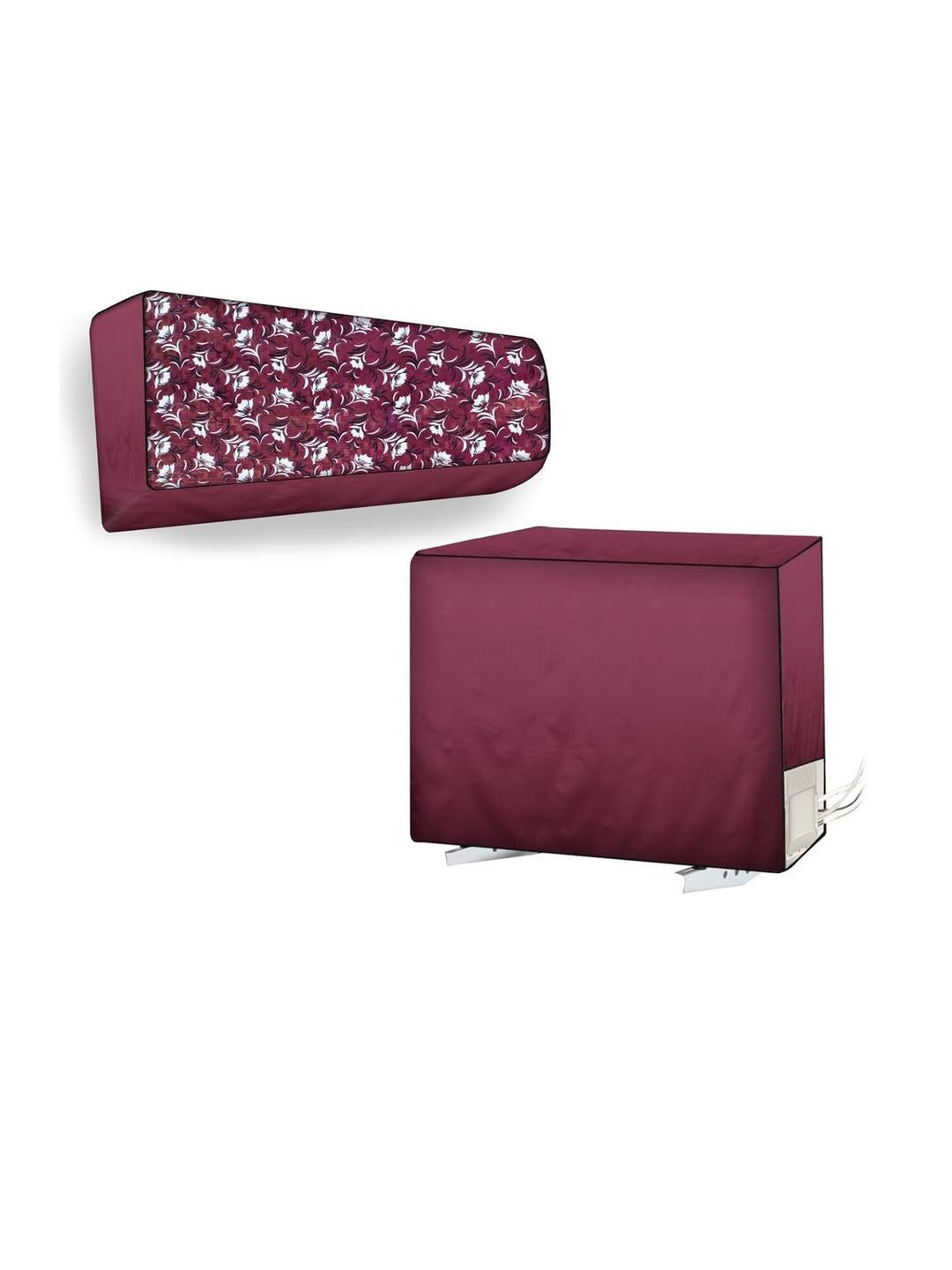 The Furnishing Tree Split AC Cover Set of Indoor and Outdoor Unit Used for 2 Ton Bluestar DNU Flora