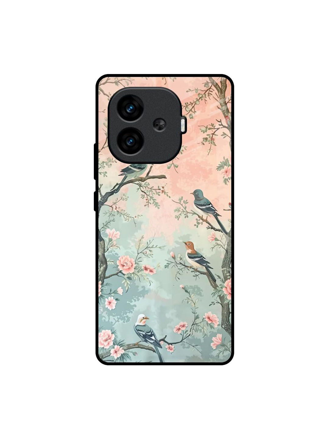 QRIOH Quirky Printed Glass  iQOO Neo 10R 5G Mobile Back Case Cover