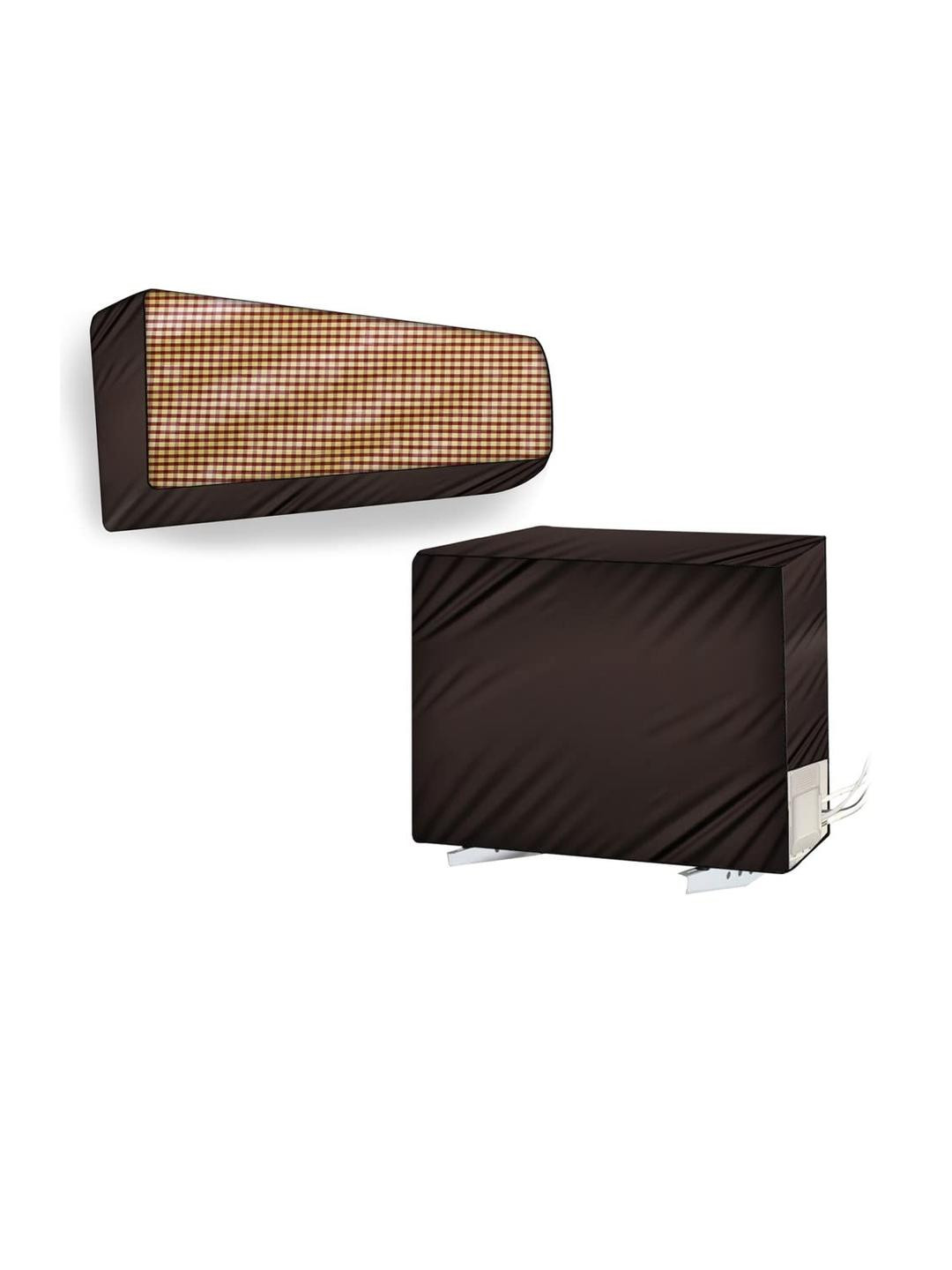 The Furnishing Tree Split AC Cover Set of Indoor and Outdoor Unit Used for 1.2 Ton Bluestar YLU Pin