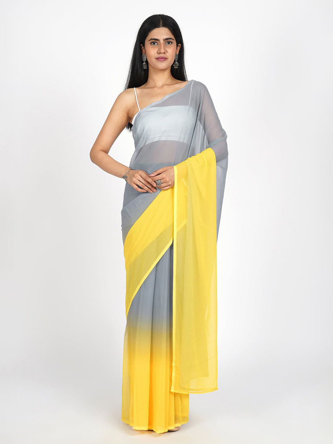 Kaizen TEXO FAB Ombre Pure Georgette Saree