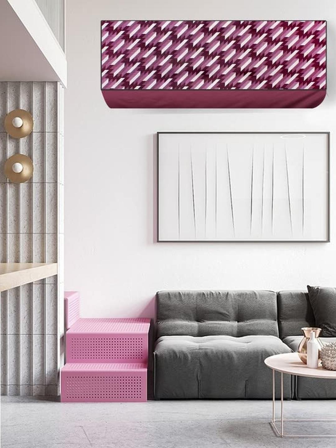 The Furnishing Tree Split AC Cover Set of Indoor and Outdoor Unit Used for 1 Ton VOLTAS 123 DZX Sym