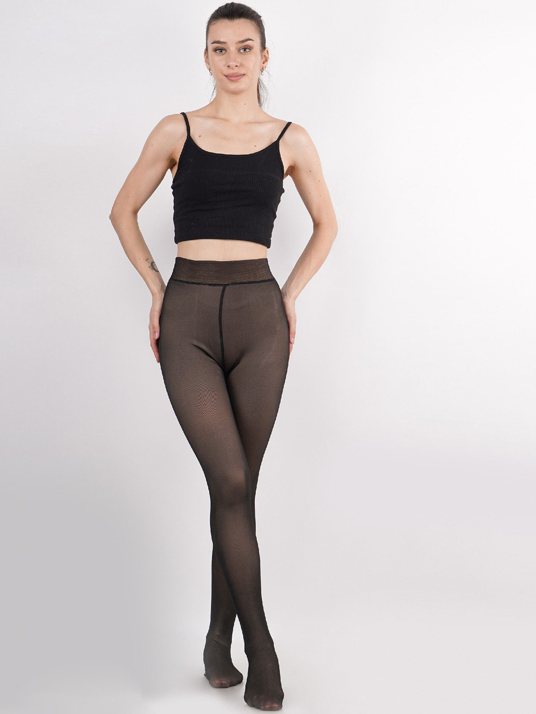 OGIMI- Ohh Give me Dual Tone Semi Sheered Stocking