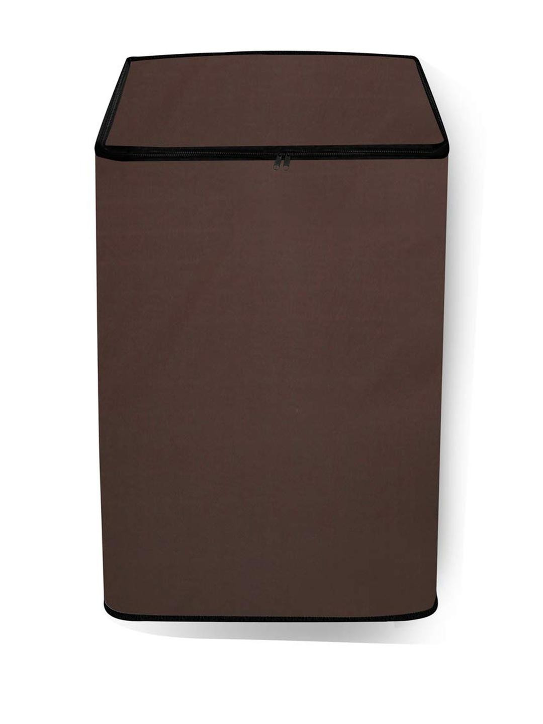 The Furnishing Tree Washing Machine Cover Coffee Compatible for Samsung 7.5 Kg Fully-Automatic Top