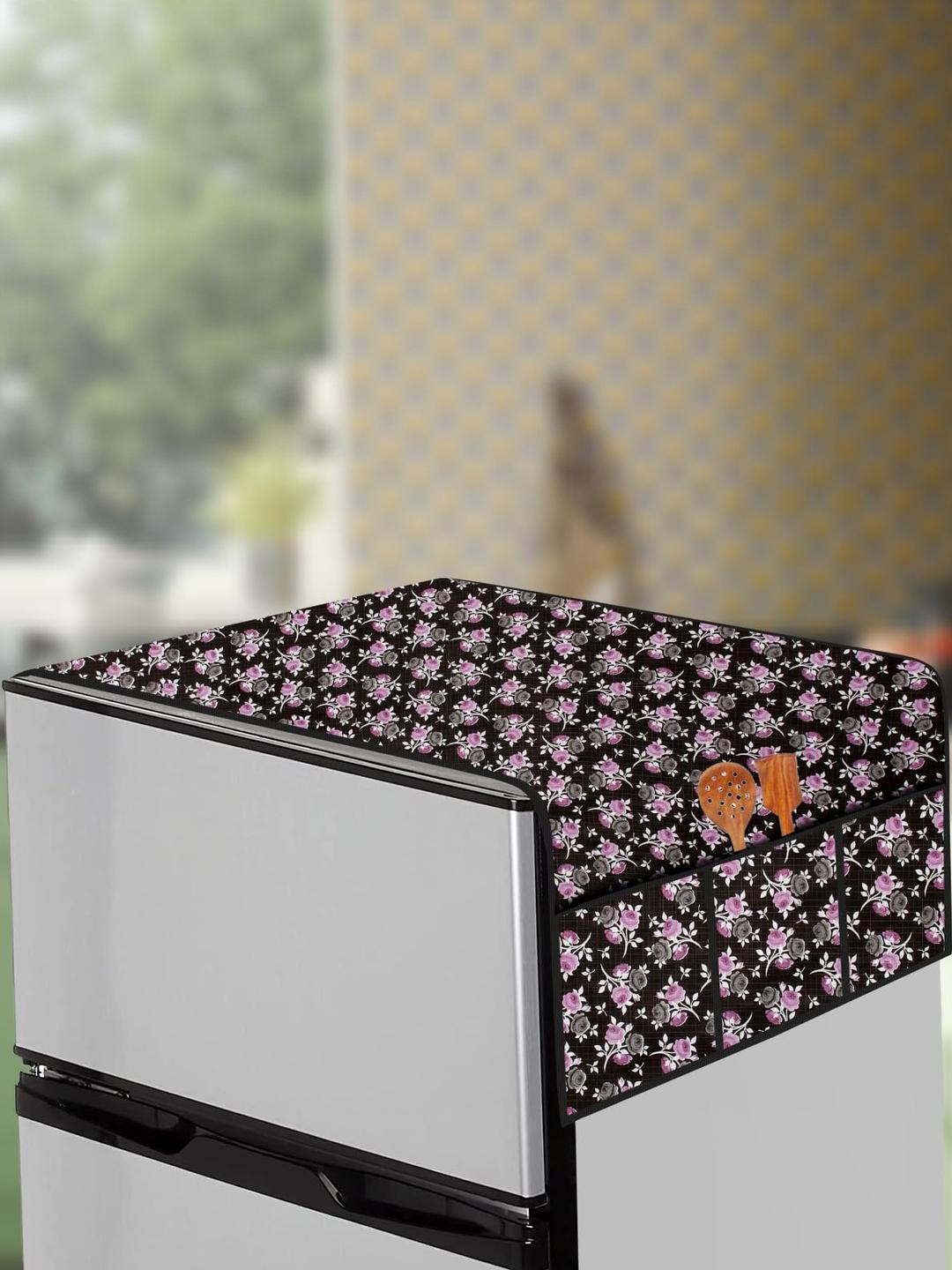 The Furnishing Tree Purple PVC Air Conditioner Cover