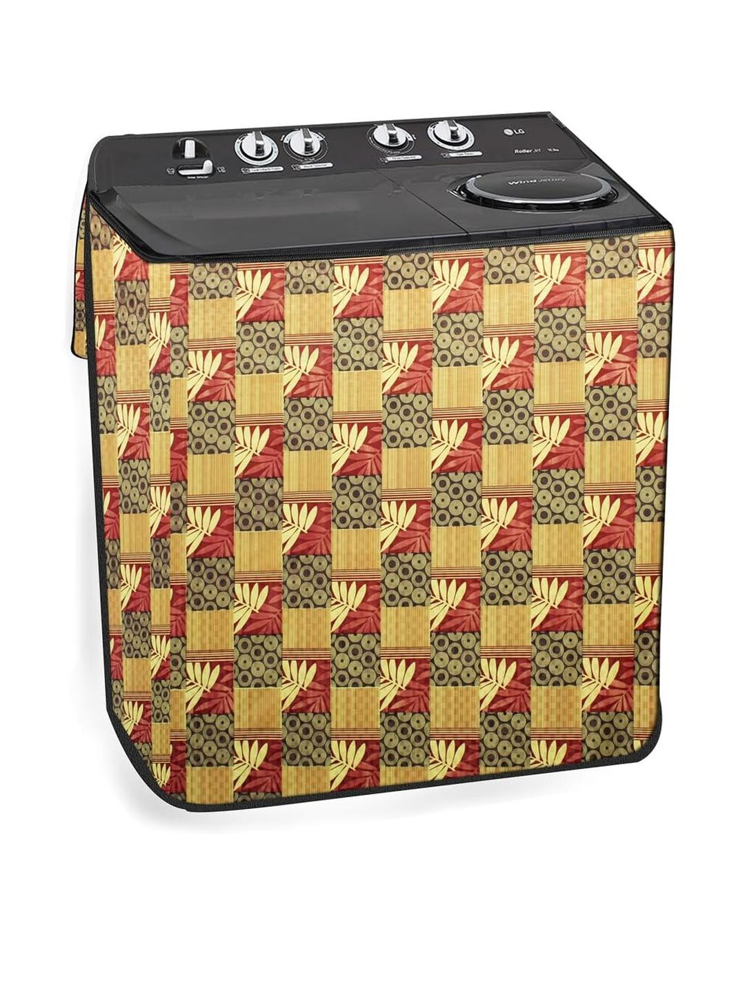 PVC Waterproof Semi Automatic Washing Machine Cover Compatible for Lloyd 7.2 Kg