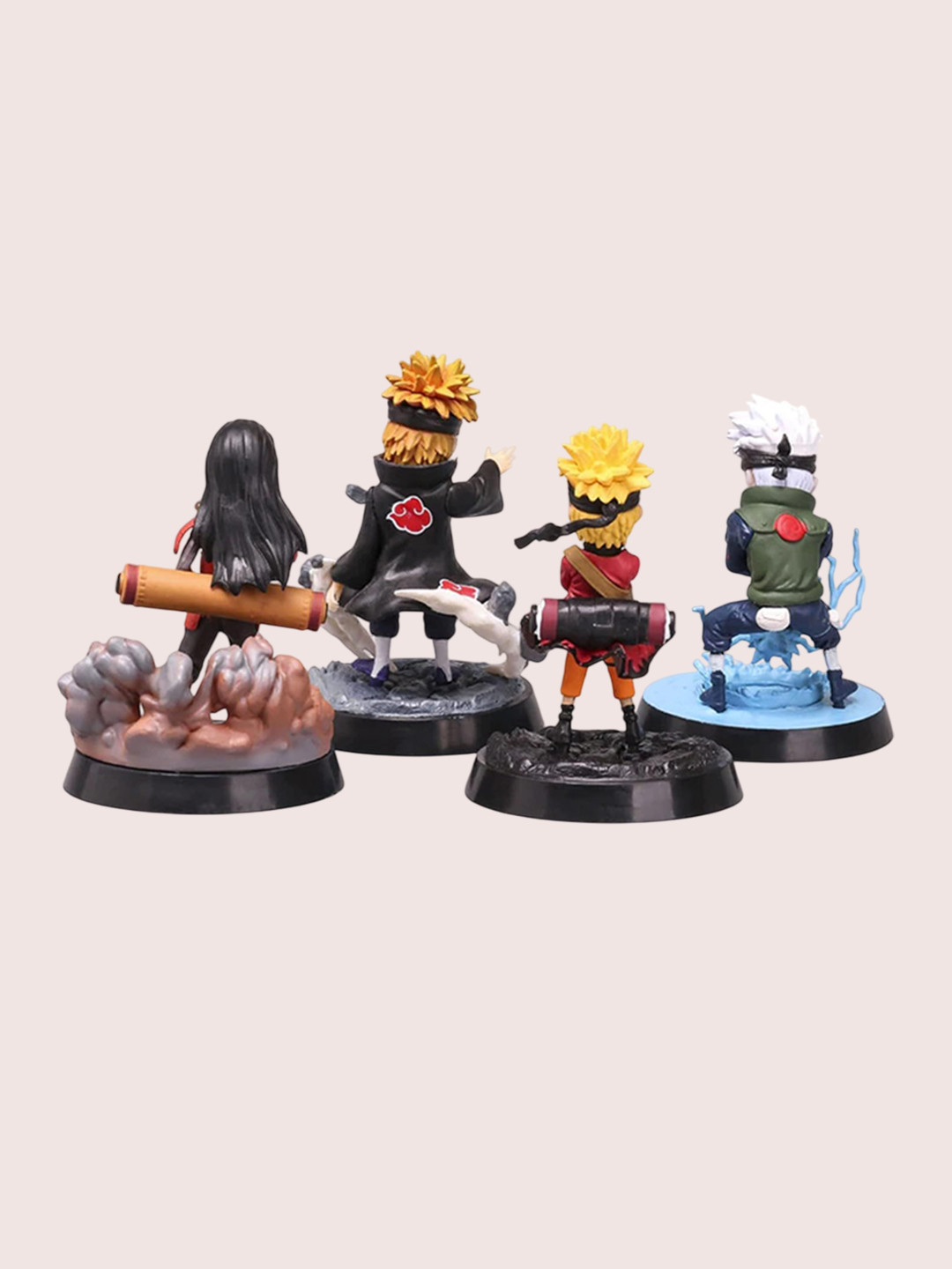 AUGEN Kids Set Of 4 Naruto Limited Edition Action Figure
