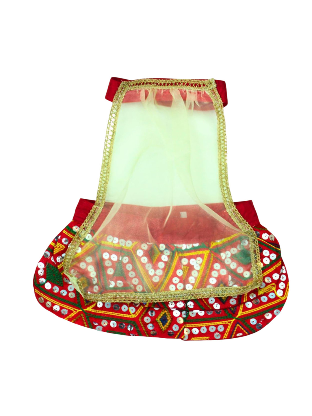 Lulala Embroidered Lehenga Choli With Dupatta Dog Dress