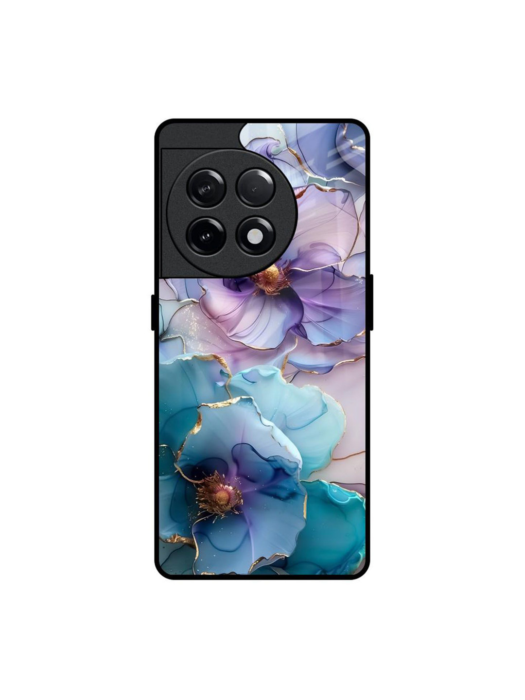 QRIOH Enchanted Floral Printed OnePlus 11R 5G Silicone Back Case Mobile Accessories