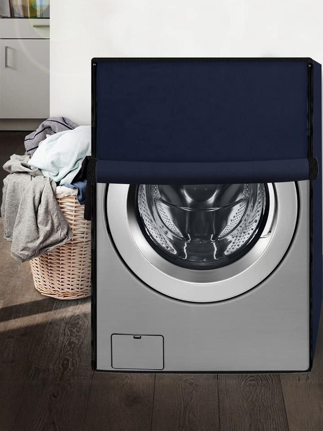 The Furnishing Tree Washing Machine Cover Blue Compatible for LG 5.5 Kg Front Loading F80E3MDL2