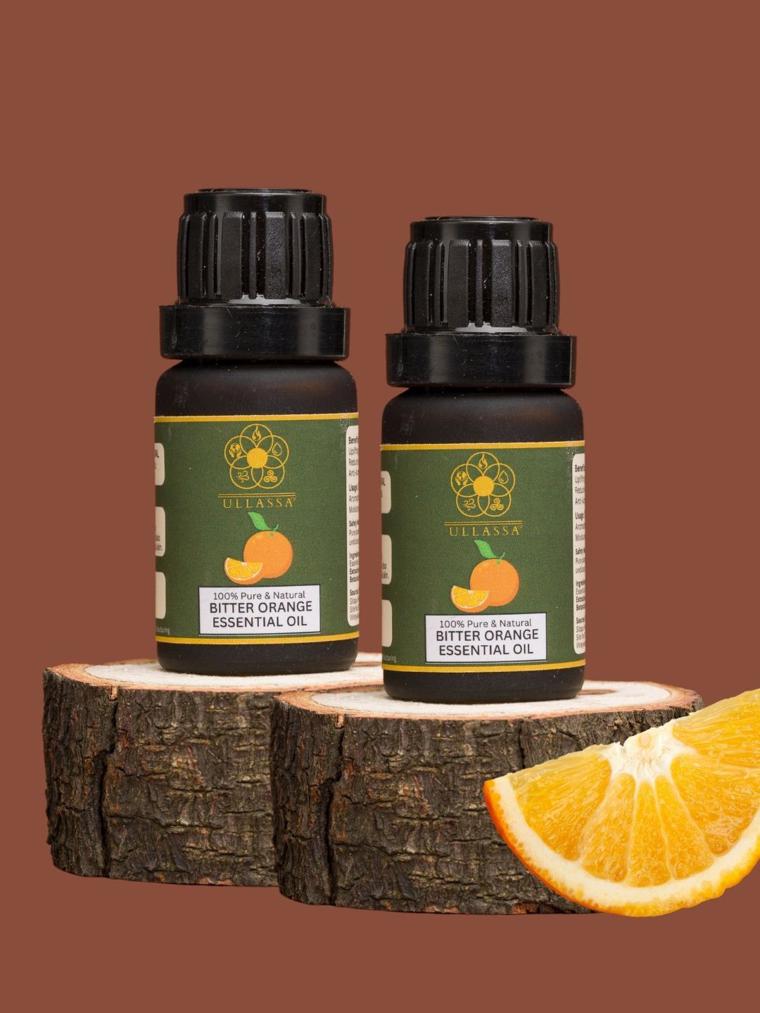 ULLASSA Set Of 2 Bitter Orange Essential Oil- 10 ml Each