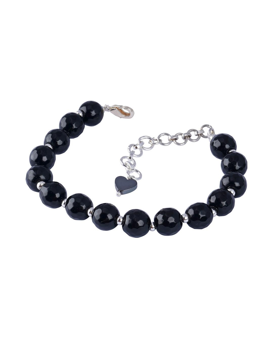 JFL - JEWELLERY FOR LESS Silver-Plated  Plastic Bracelet