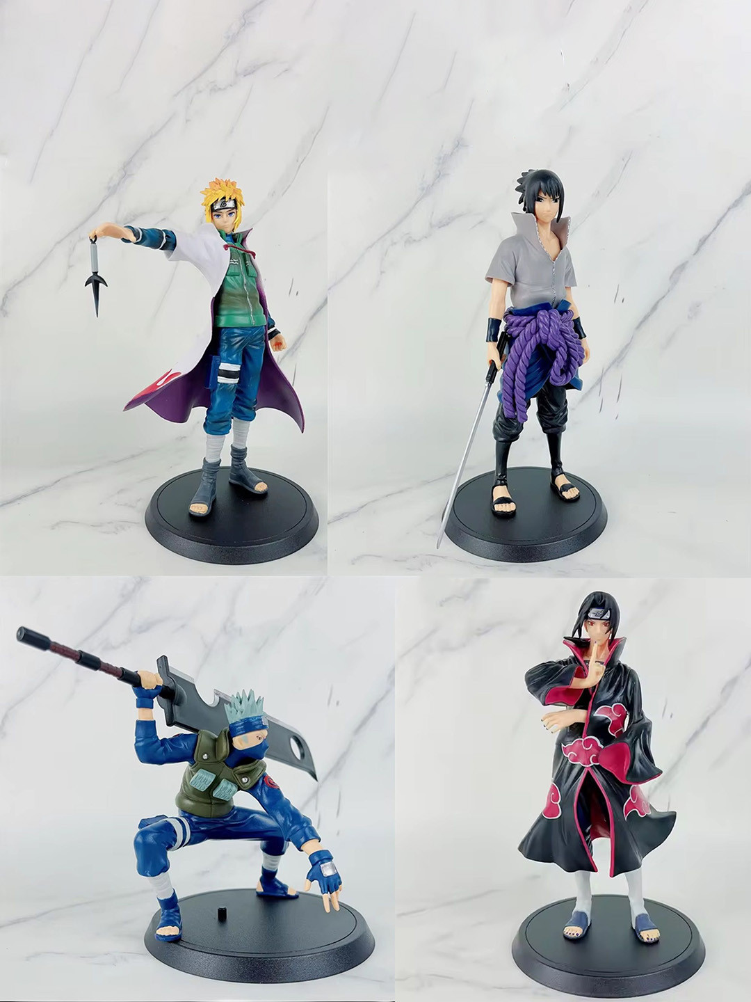 AUGEN Set Of 4 Naruto Limited Edition K Action Figures