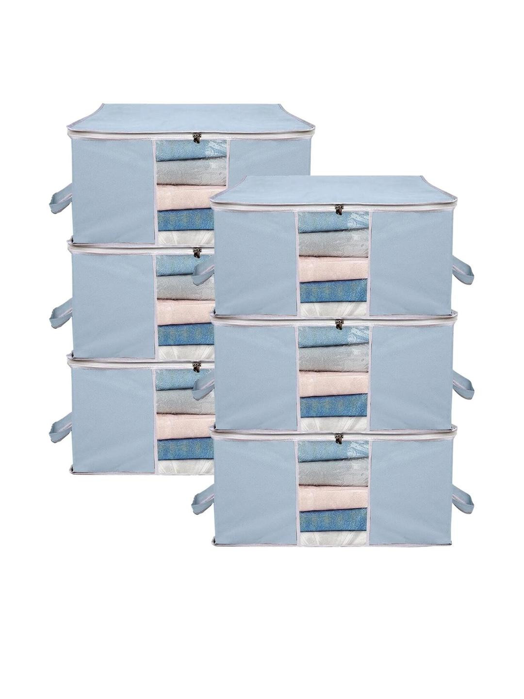 AMAK INC Grey Fabric Wardrobe Organisers