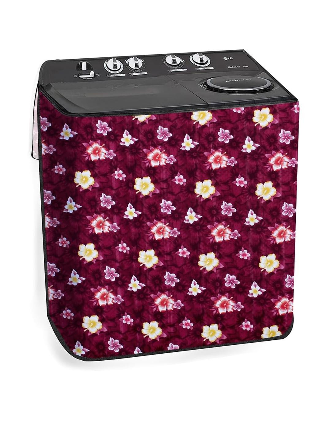 The Furnishing Tree Polyester Waterproof Semi Automatic Washing Machine Cover Compatible for Videoc