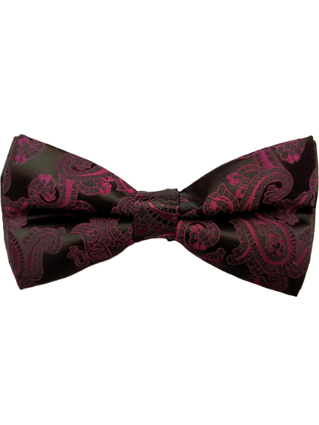 Designer Paisley & Self Design Bow