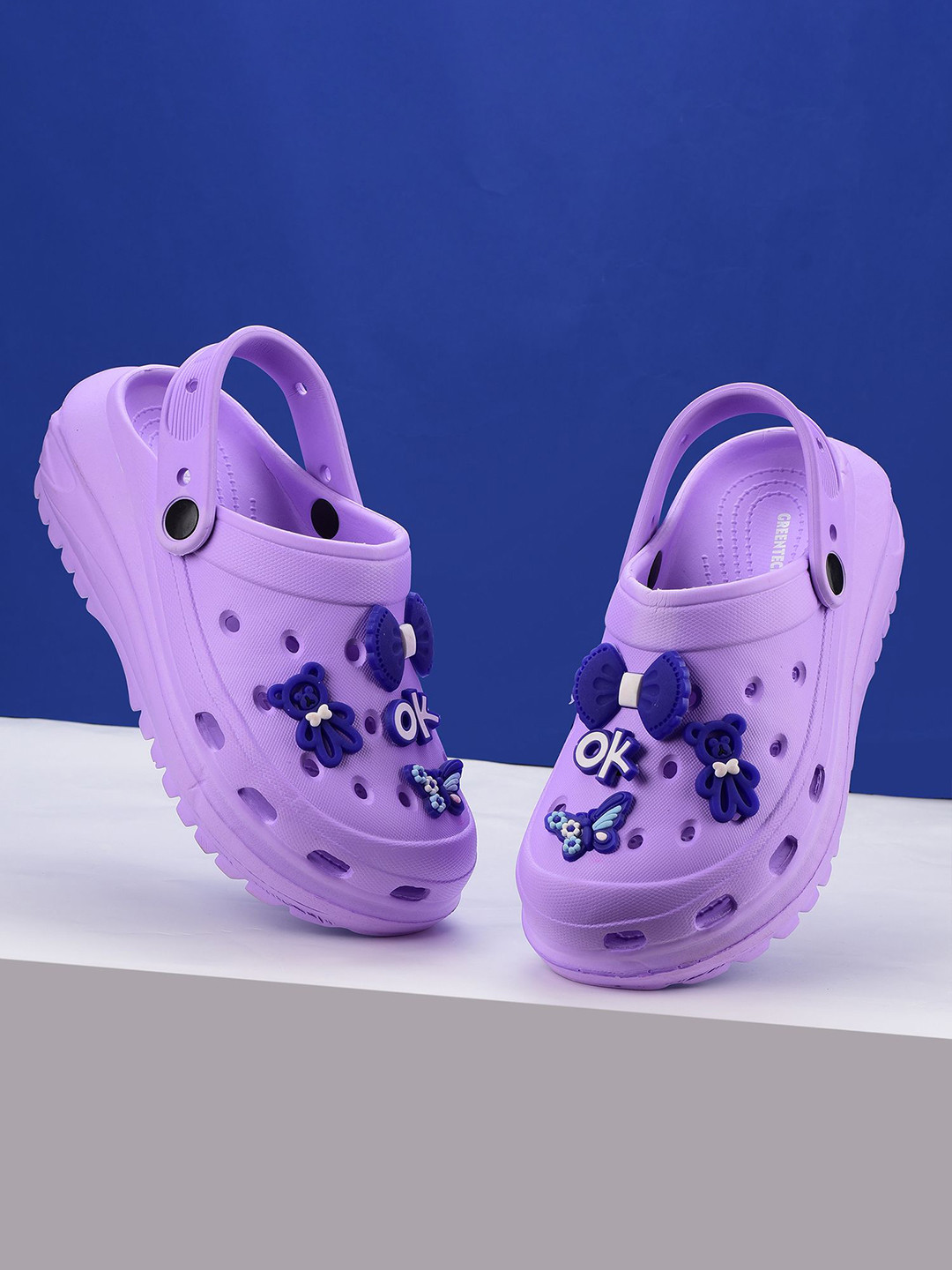 Greentech Women Self Design Charms Clogs