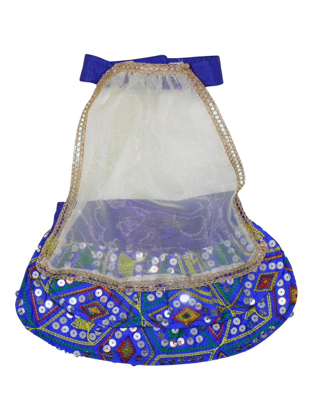 Lulala Embroidered Lehenga Choli With Dupatta Dog Dress