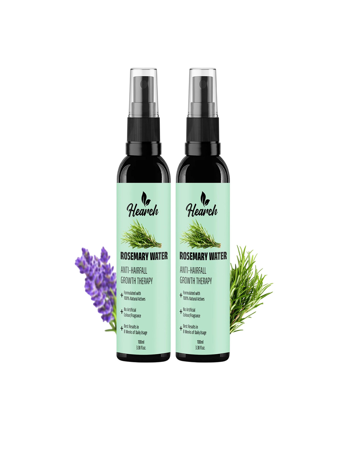 Hearch Set Of 2  Rosemary Hair Growth Water Spray - 100 ml Each