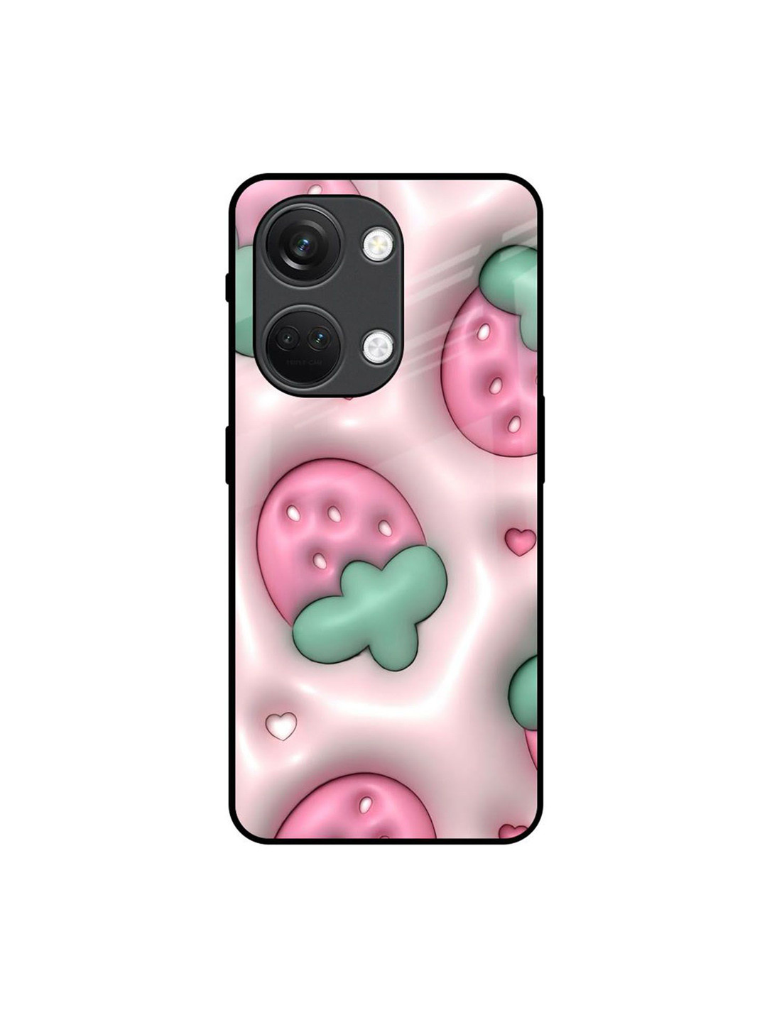 QRIOH Loveberry Bliss Printed OnePlus Nord 3 5G Silicon Back Case Mobile Accessories