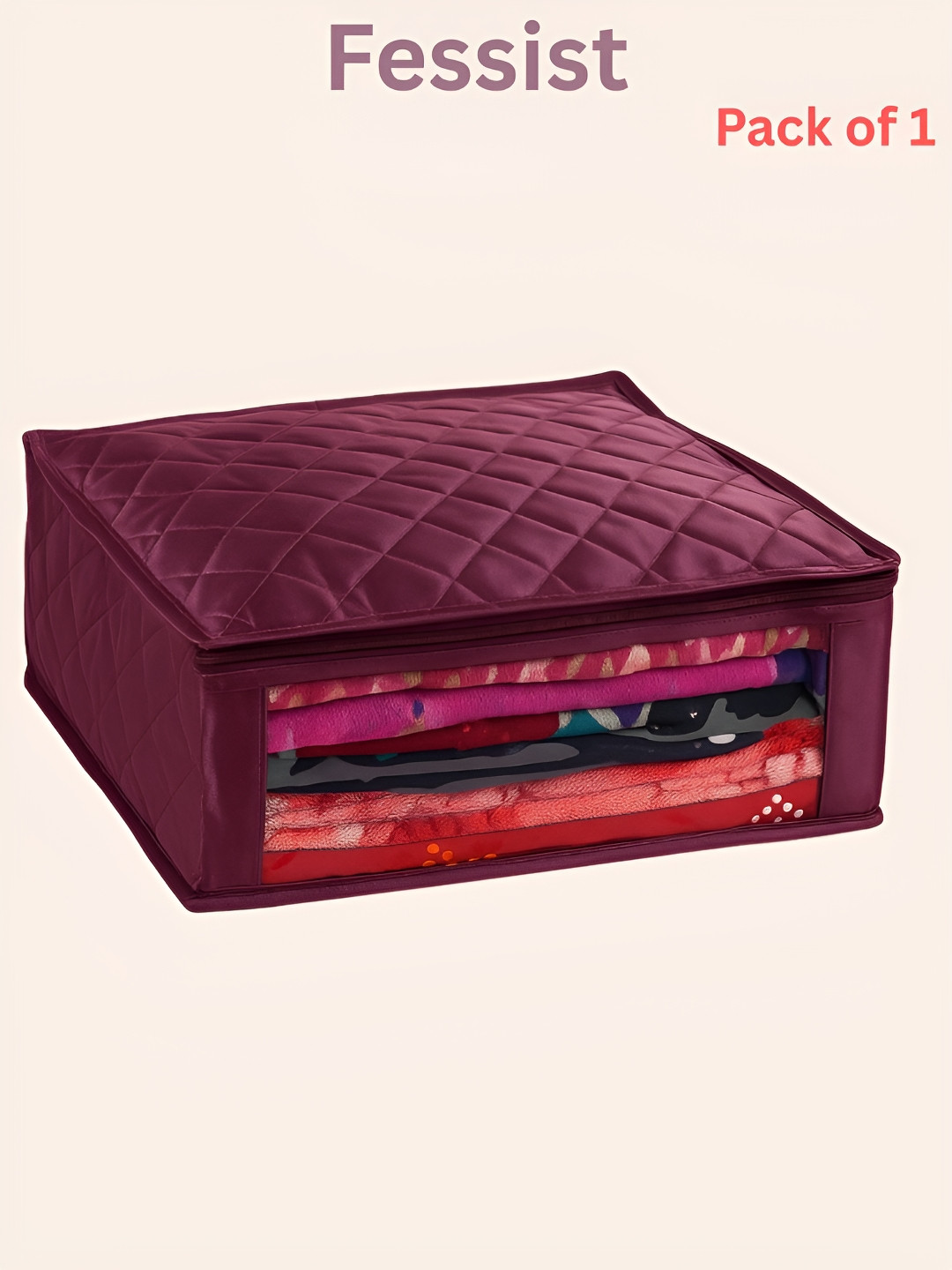 Fessist Purple Satin Drawer Organisers