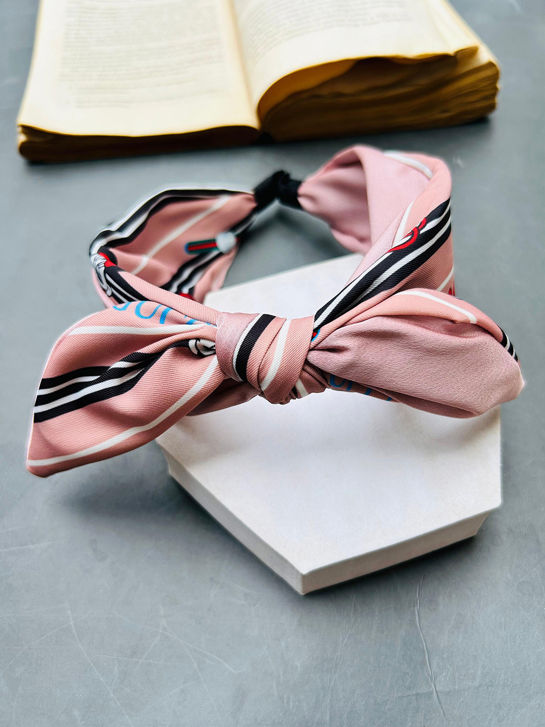 Radhya Accessories Mickey Mouse Graphic Printed Knot Hairband