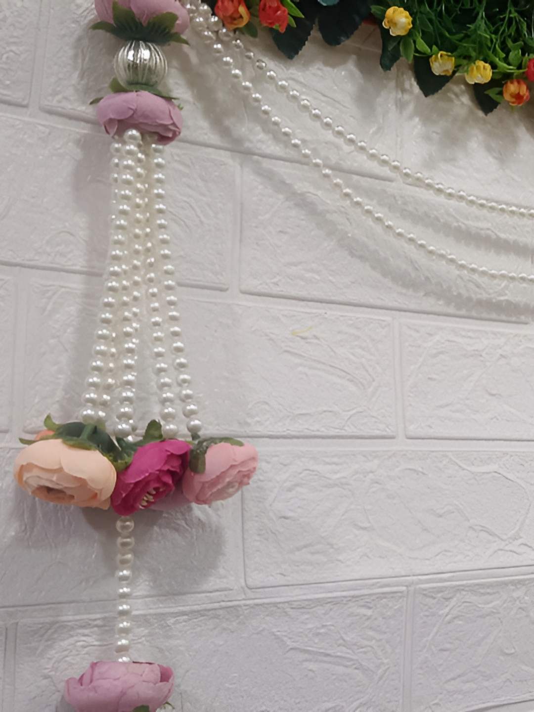 Nutts Green Peony-Flower Bandhanwar Festive Decor