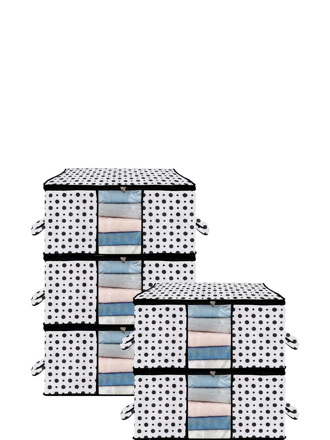 AMAK INC White Fabric Wardrobe Organisers