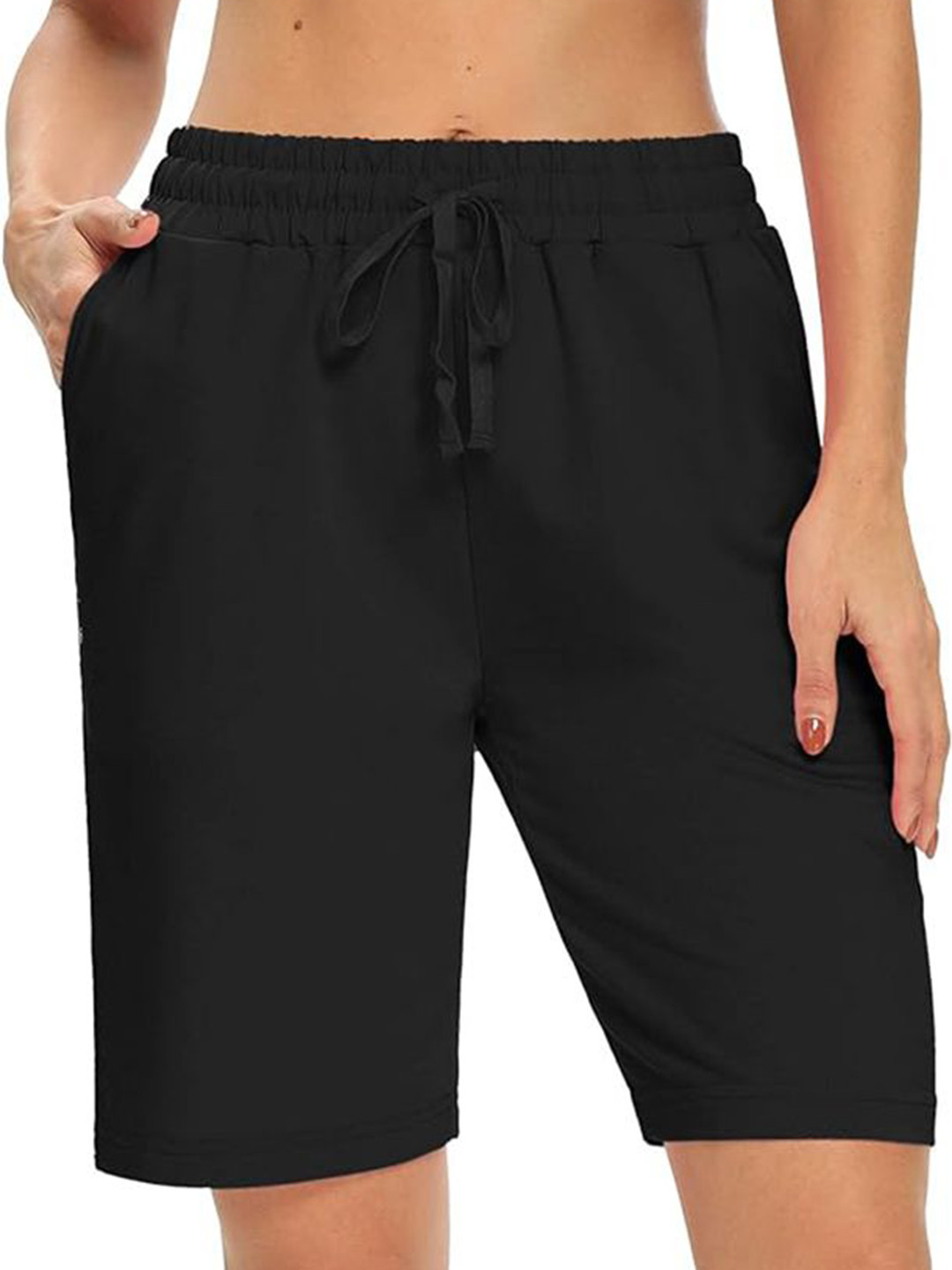 Hotfits Women Rapid-Dry High-Rise Relaxed Fit Shorts
