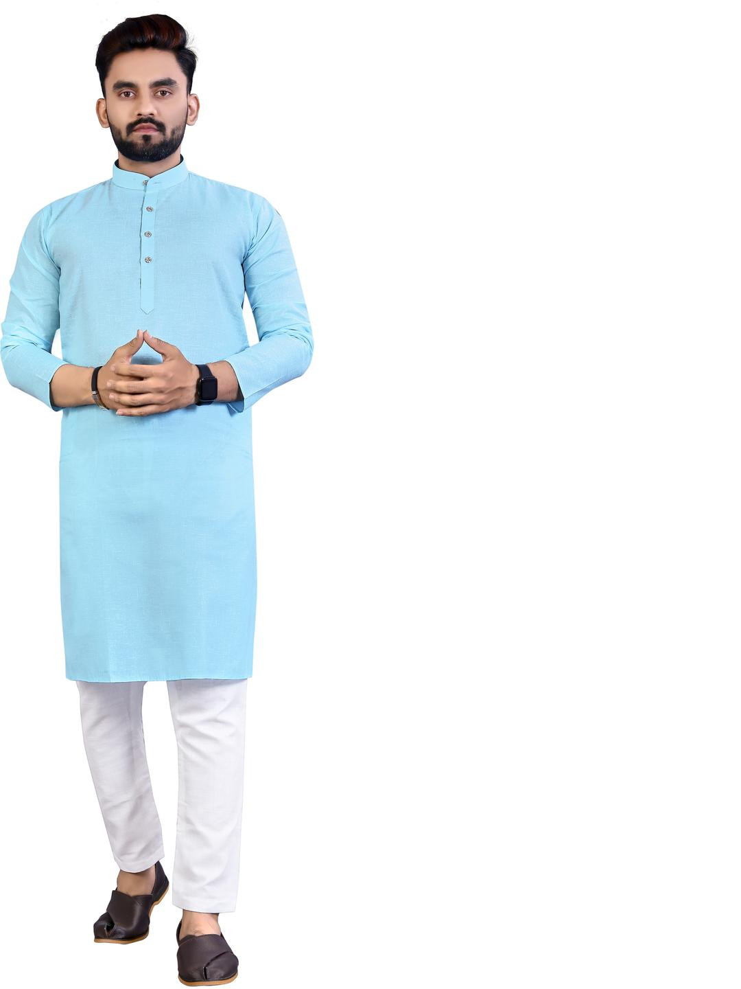 Sefroni Men Cotton Kurtas
