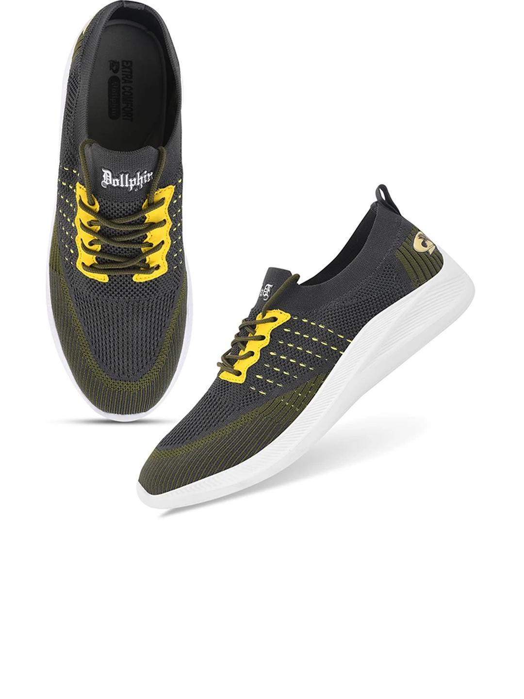 Dollphin Grey Running Marking Sports Shoes