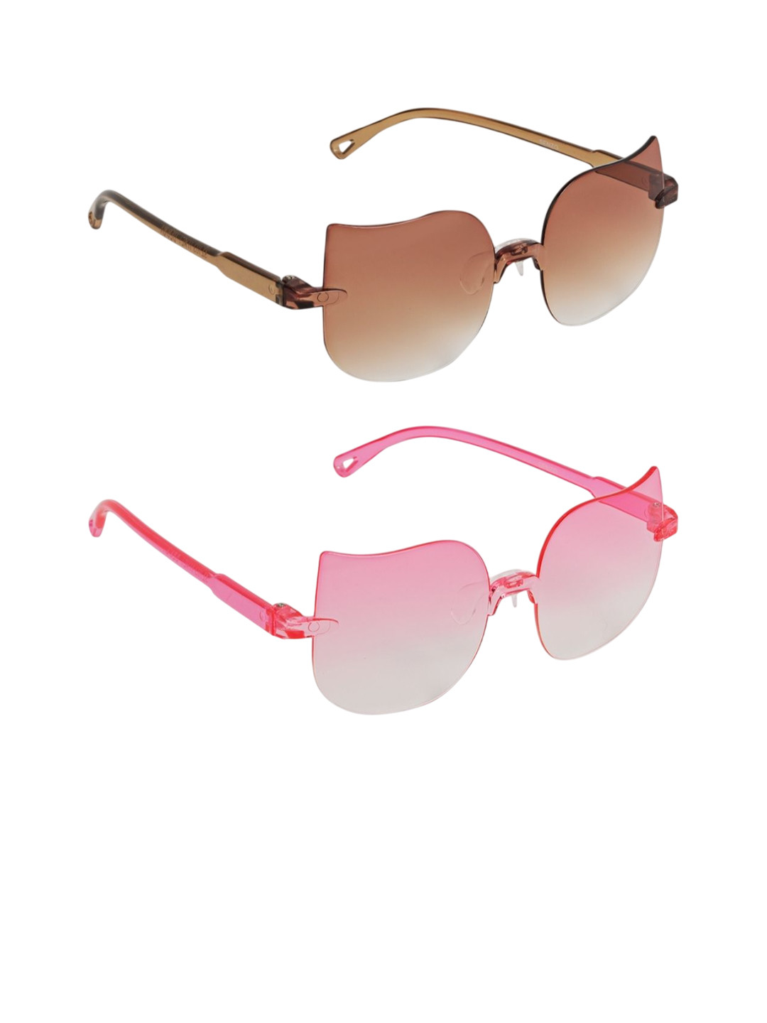DukieKooky Kids Pack Of 2 UV Protected Lens Other Sunglasses DKSG435D-435E