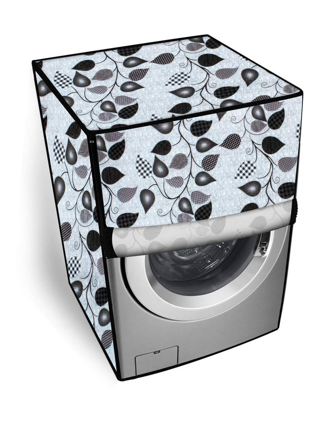 The Furnishing Tree PVC Waterproof Front Load Washing Machine Cover Compatible for Bosch 7 Kg, DxWx