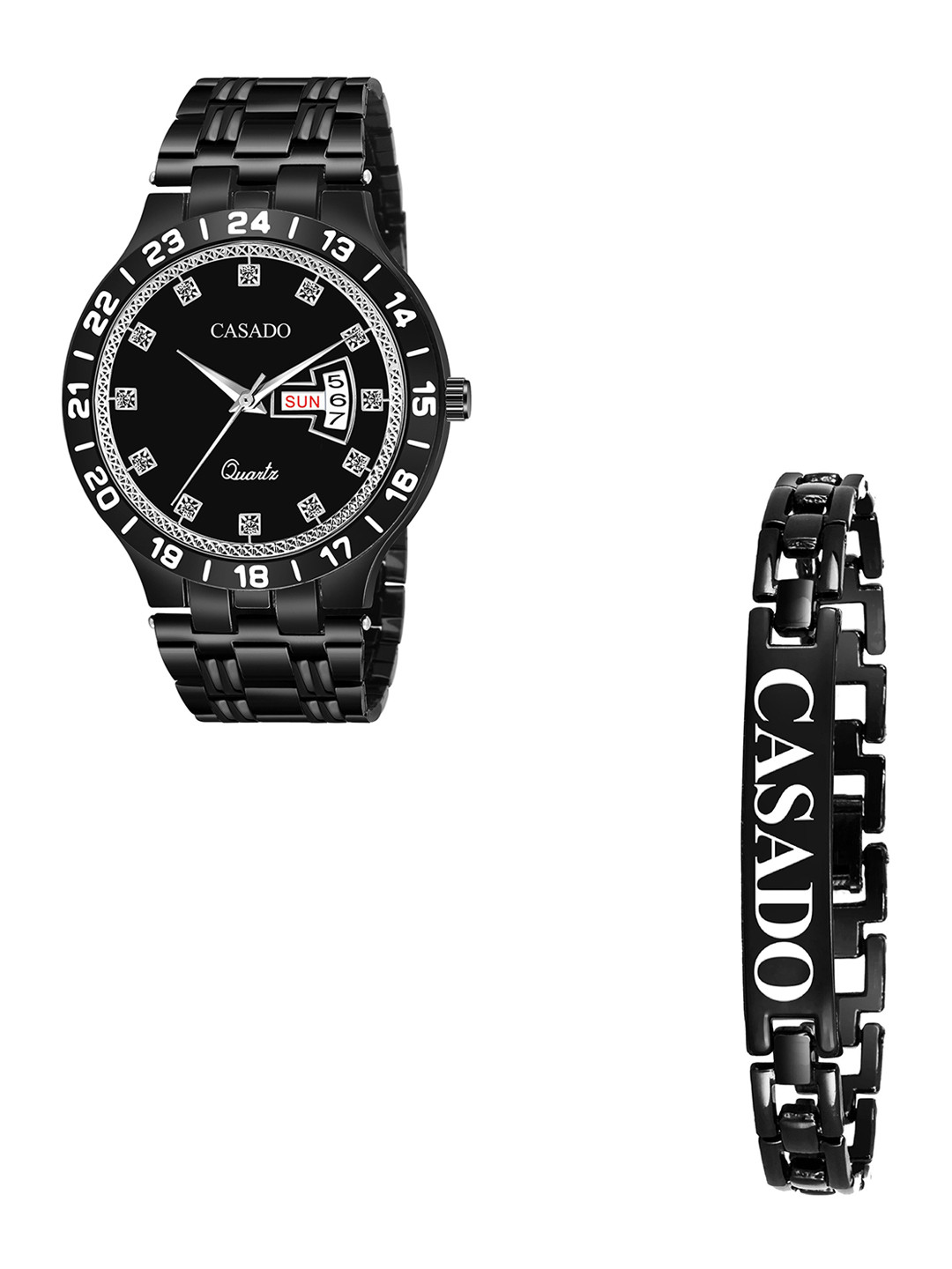 CASADO Men Analogue Watch And Bracelet Gift Set