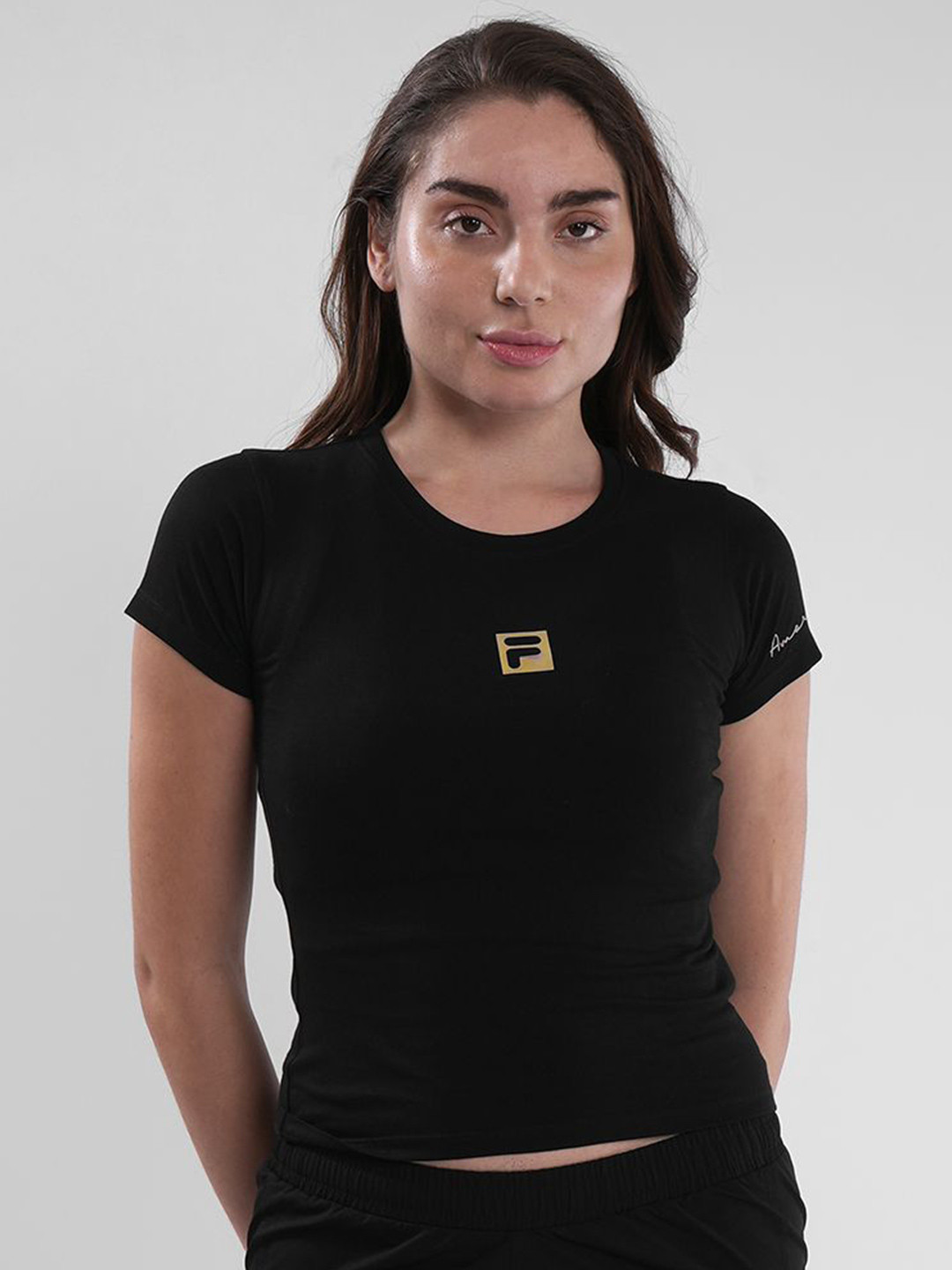 FILA Women Riley Cotton Fitted Top