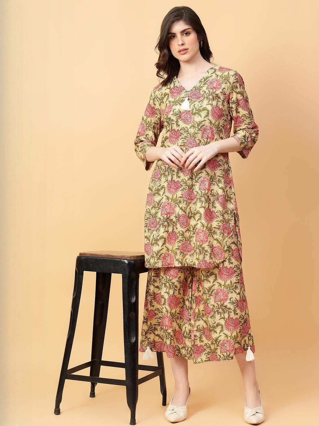 Angkor Women Pure Cotton Kurta Sets