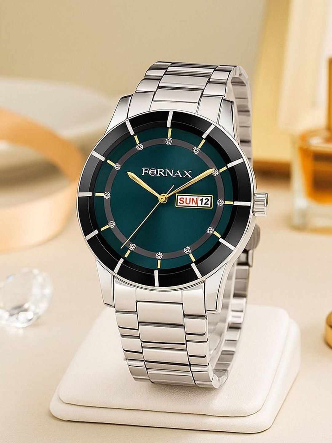 Fornax Men Dial & Bracelet Style Straps Analogue Watch fx89