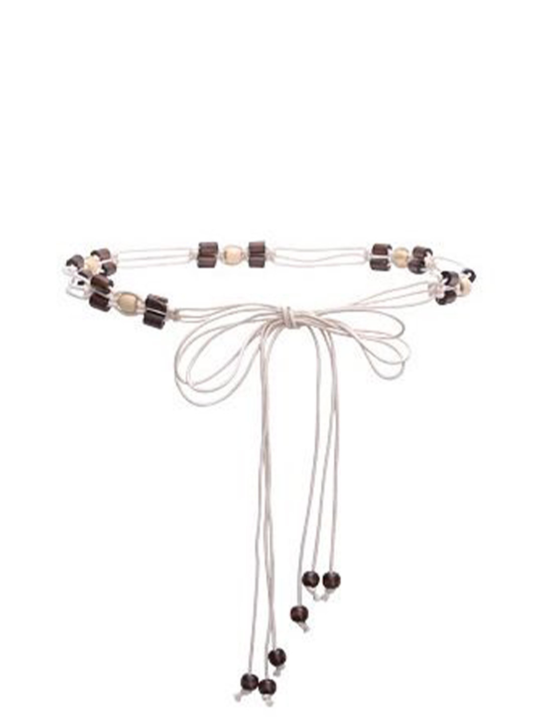 Fabme Women Women Beads Braided Boho Style Rope Belt