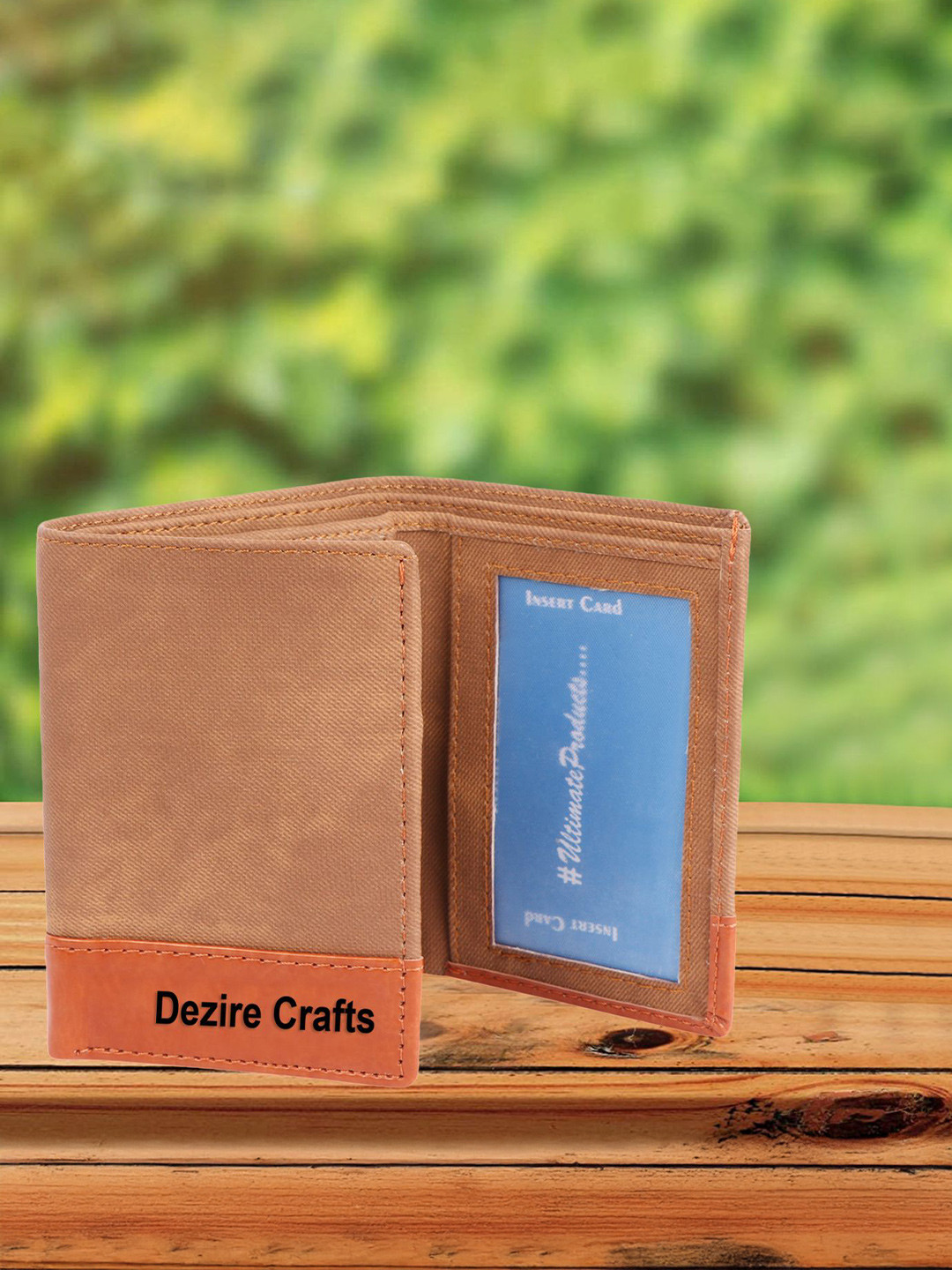 Dezire Crafts Men PU Leather Bi-Fold  Wallets