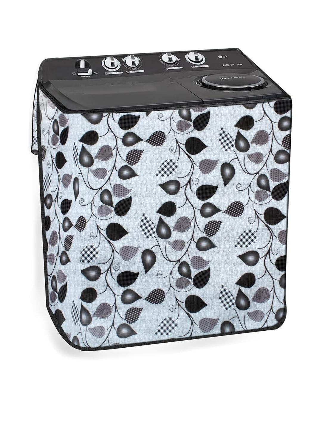 The Furnishing Tree PVC Waterproof Semi Automatic Washing Machine Cover Compatible for LG 6 Kg, DxW