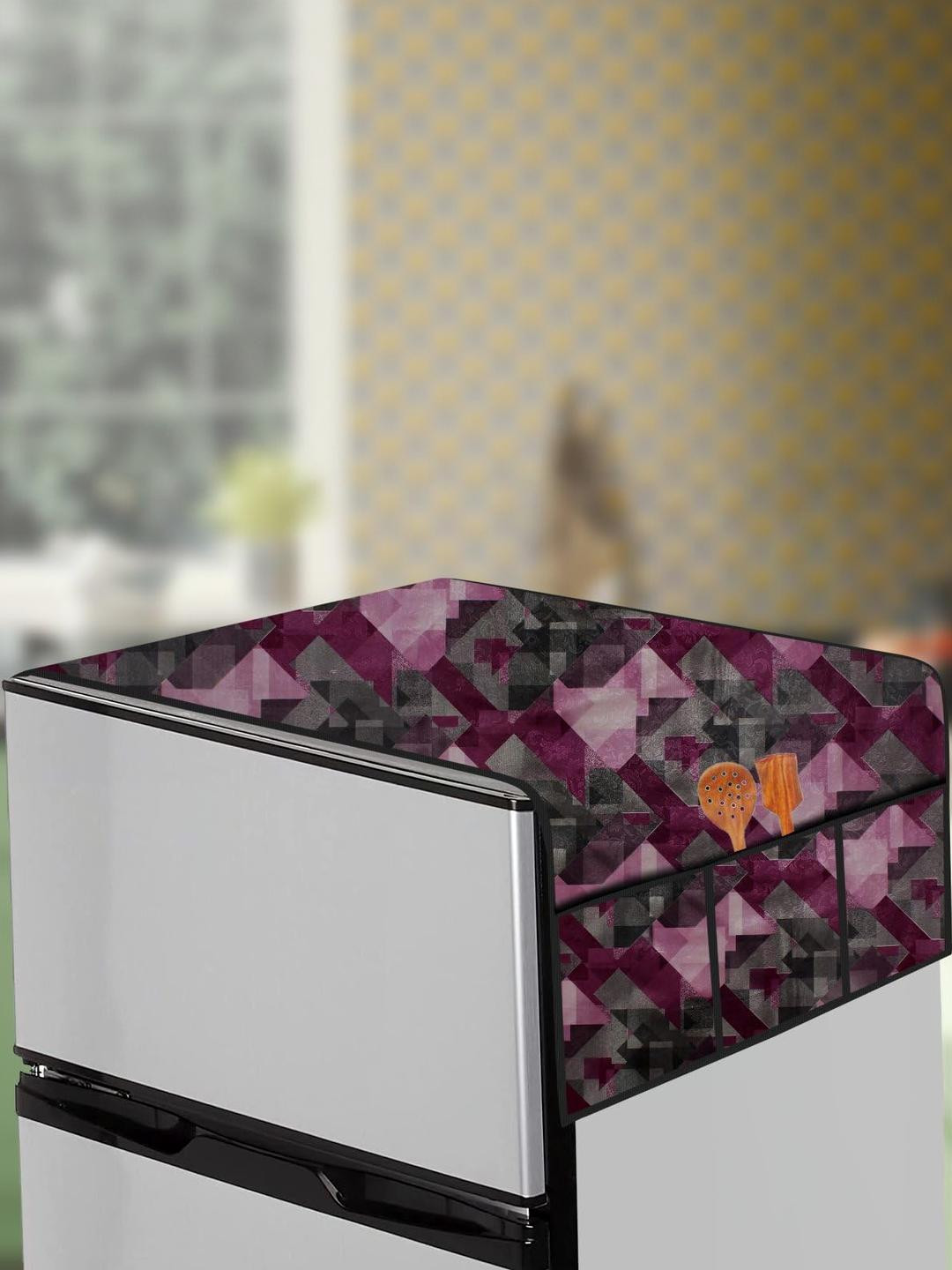 The Furnishing Tree Fridge Top Cover Compatible for Gogrej RD Edge 205B, 180 LTR WxL 65x111 in CM C