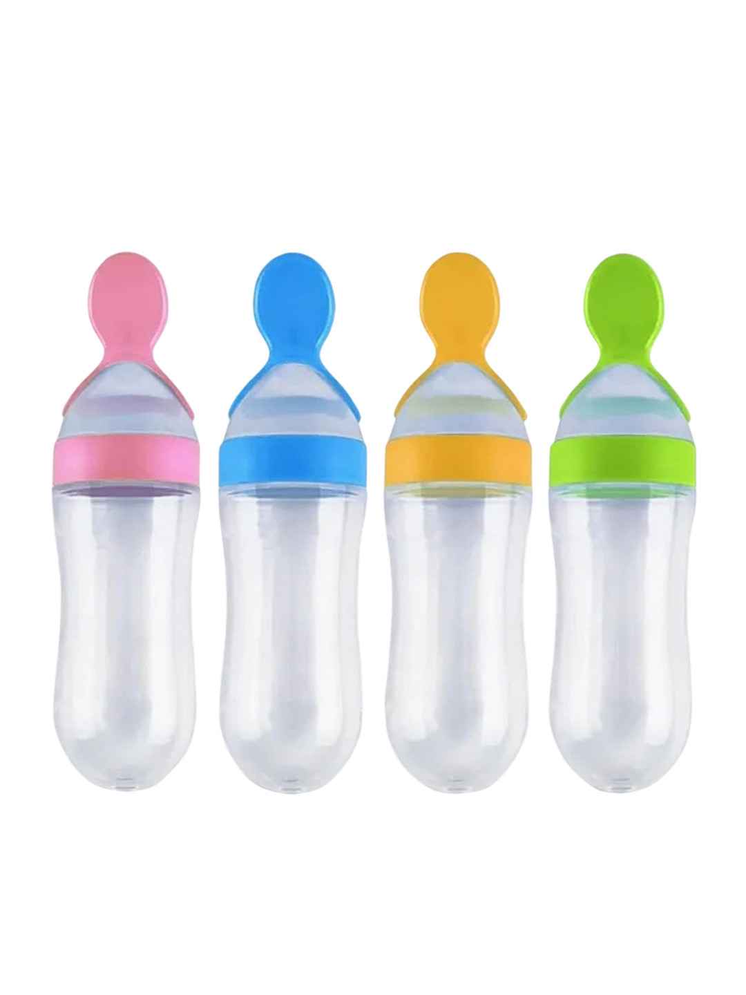 Kritiu Kids Set Of 2 BPA Free Food Feeder For Cereals - 90 ml Each