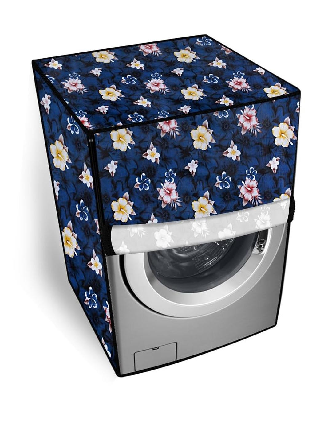 The Furnishing Tree Waterproof and Dustproof PVC Washing Machine Cover Fully-Automatic Front Loadin