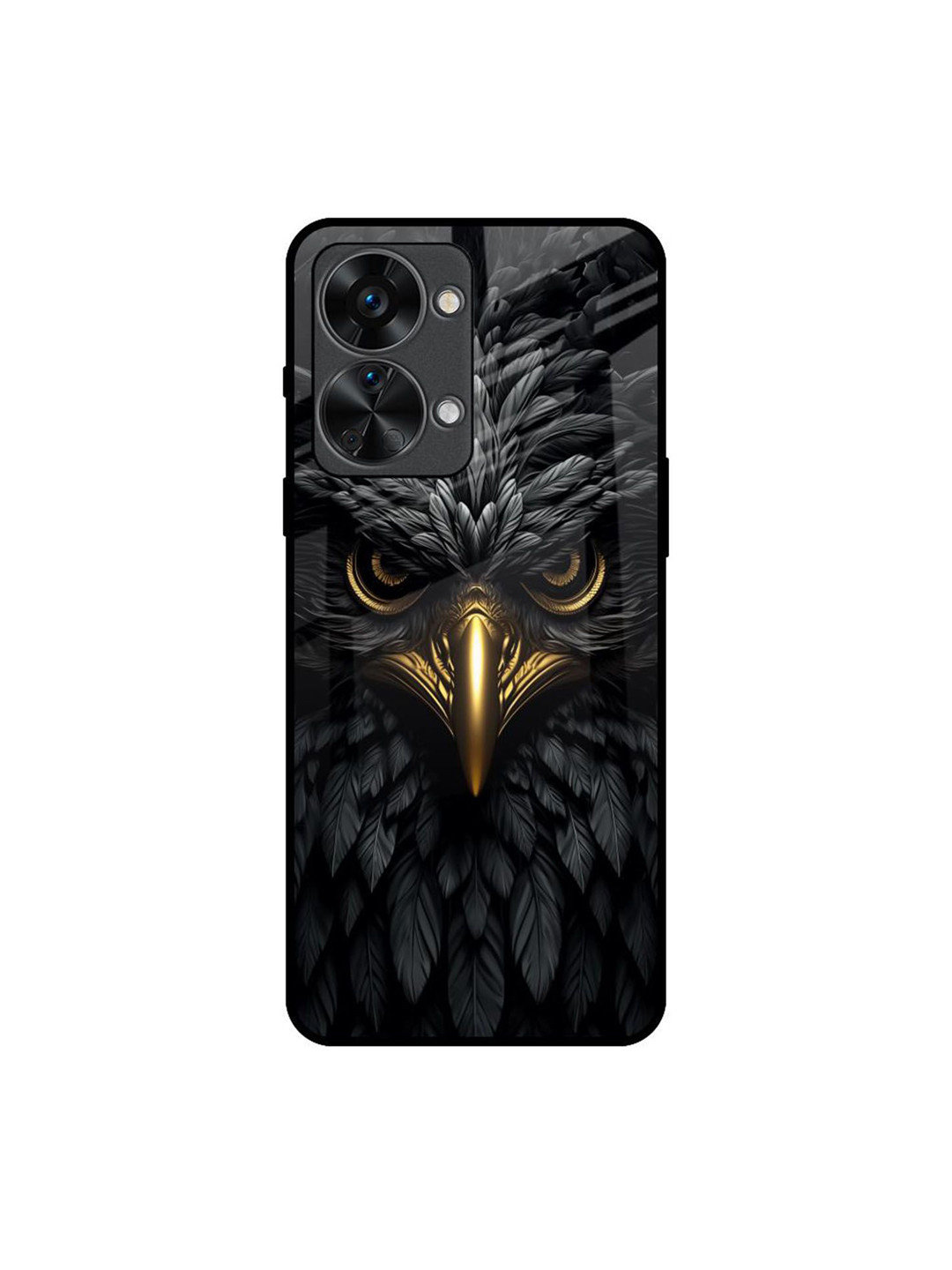 QRIOH Scary Eagle Quirky Printed Oneplus Nord 2T Silicone Back Case Mobile Accessories