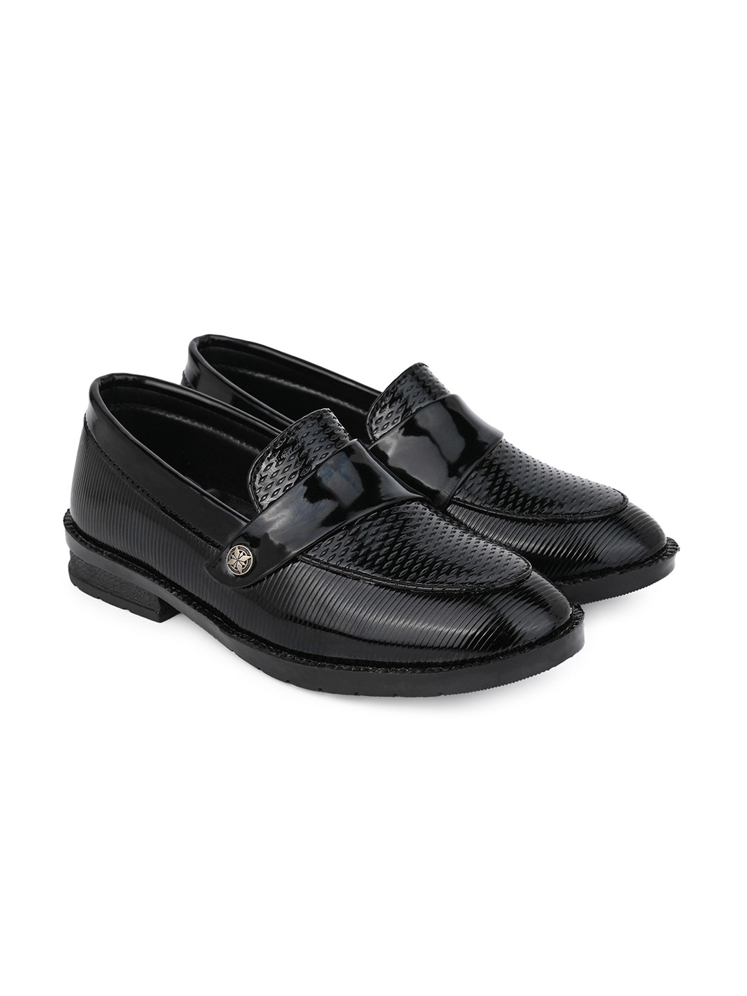 MLTC Boys Round Toe Formal Loafers