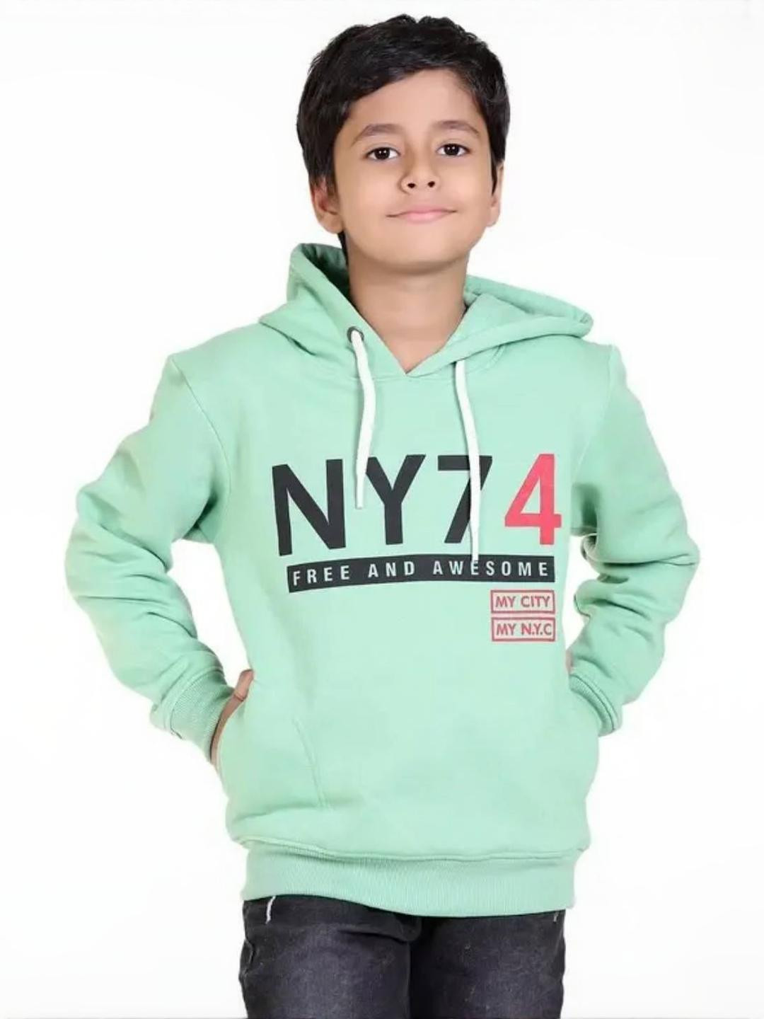 E-MAX Boys Printed Polyester Sweatshirts