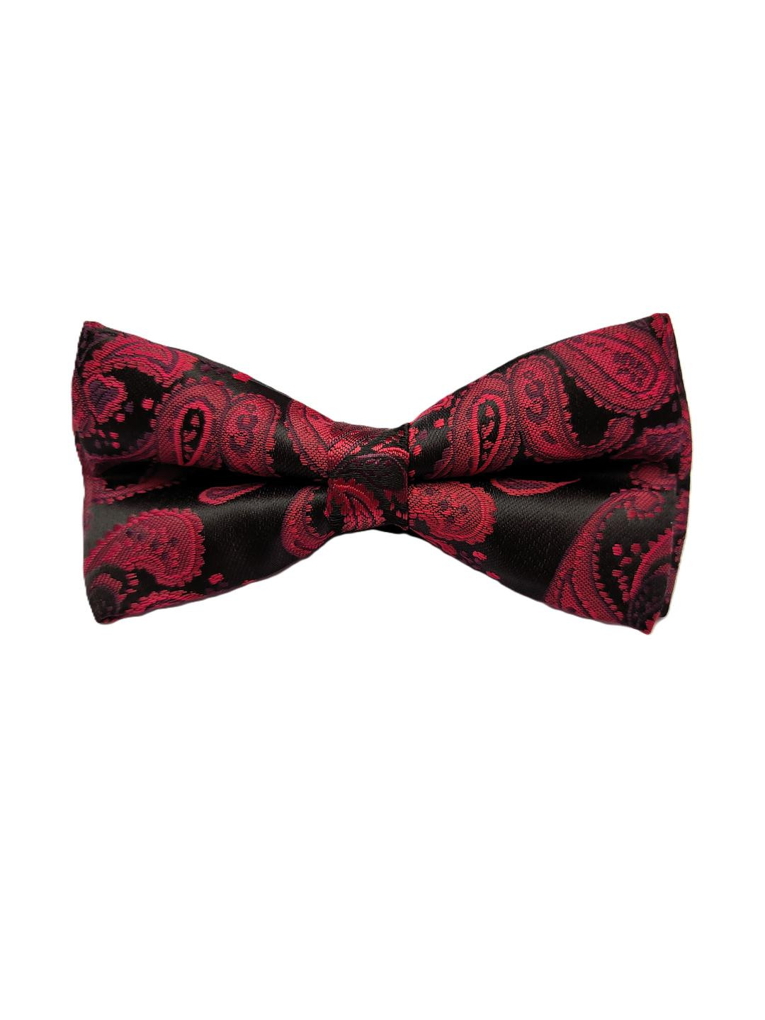 Designer Paisley & Self Design Bow