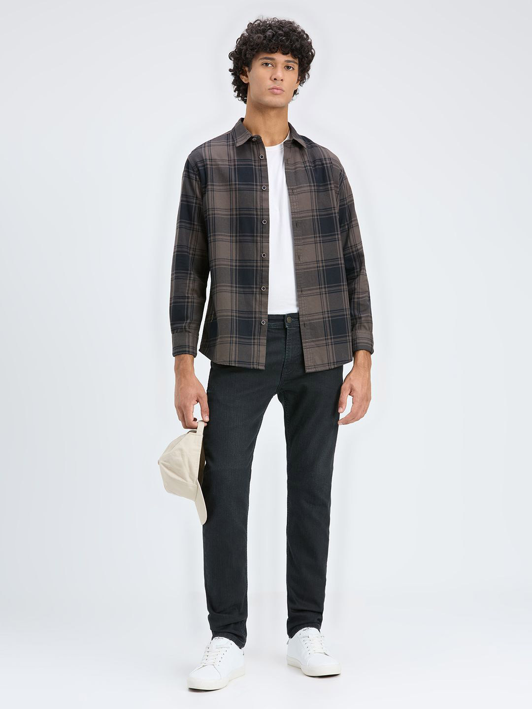 Pepe Jeans Checked Spread Collar Pure Cotton Regular Fit Shirt