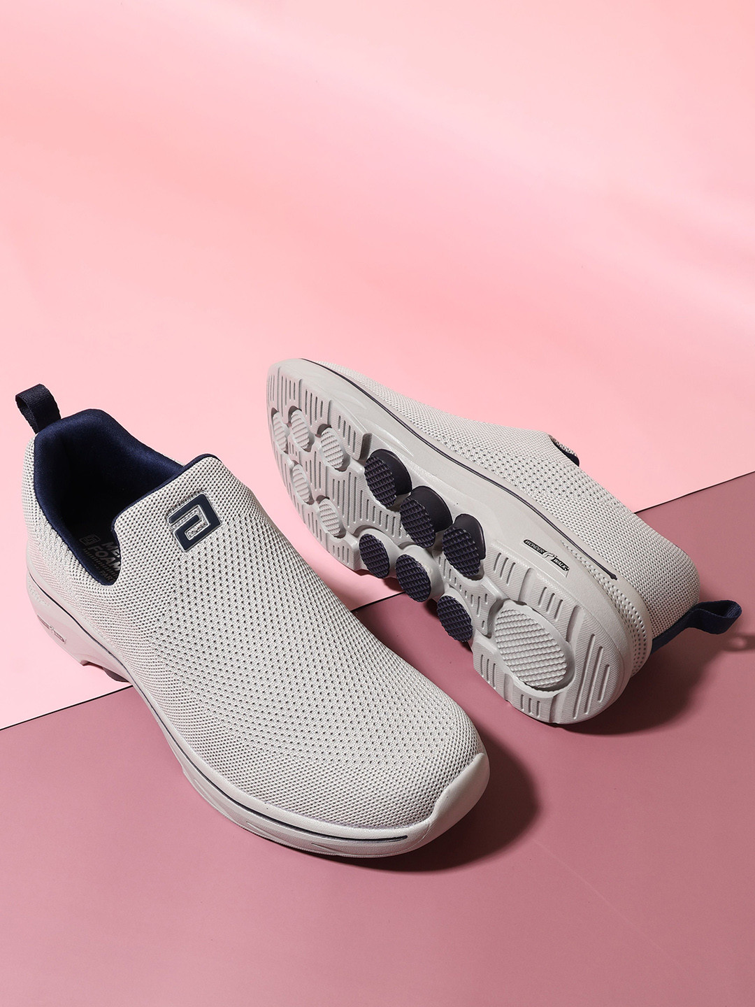 ASIAN Men Woven Design Loafers with Laser Cuts